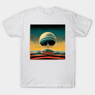 Futuristic Space Galaxy Art T-Shirt